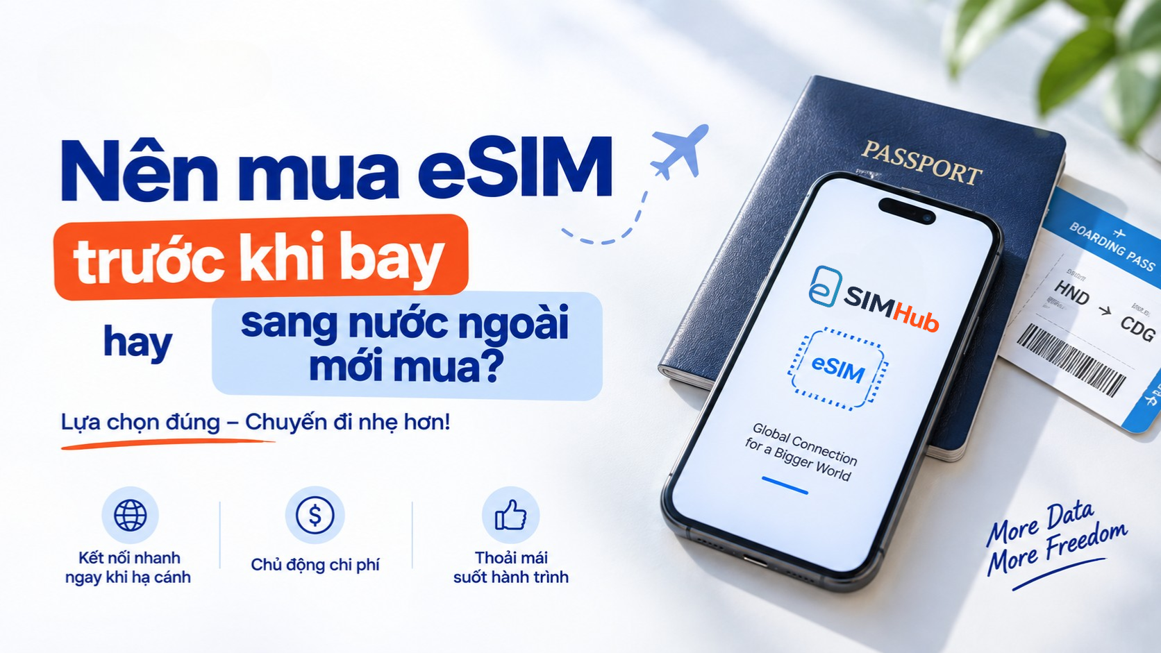 Nên mua eSIM trước khi bay hay sang nước ngoài mới mua?