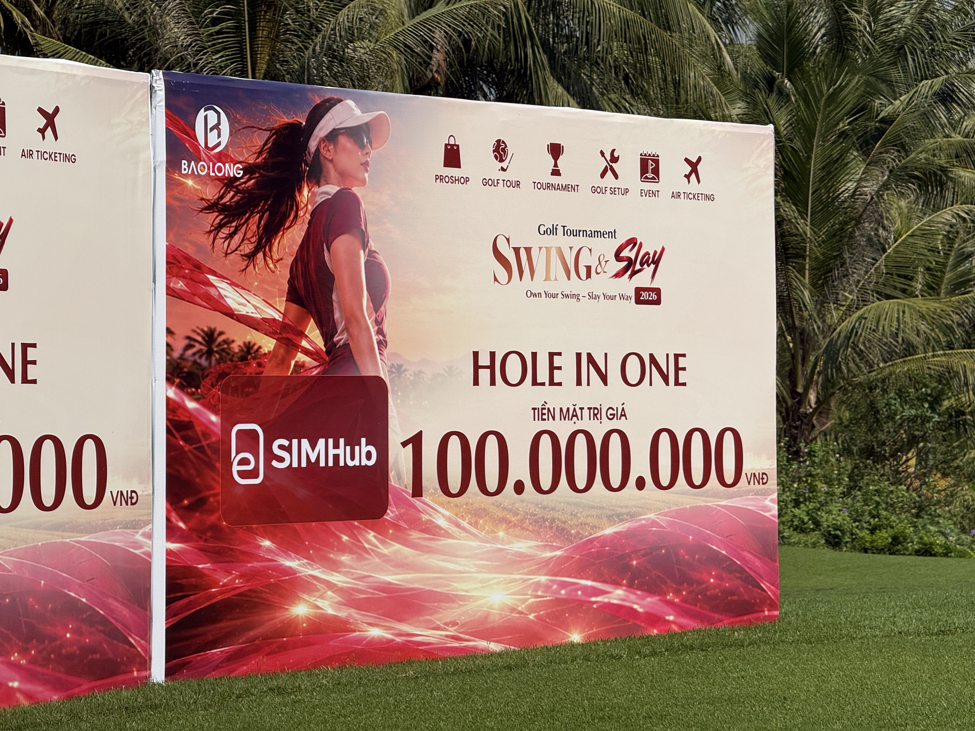 eSIM Hub đồng hành cùng Golf Bảo Long Swing & Slay 2026 - Tài trợ hạng mục Hole In One